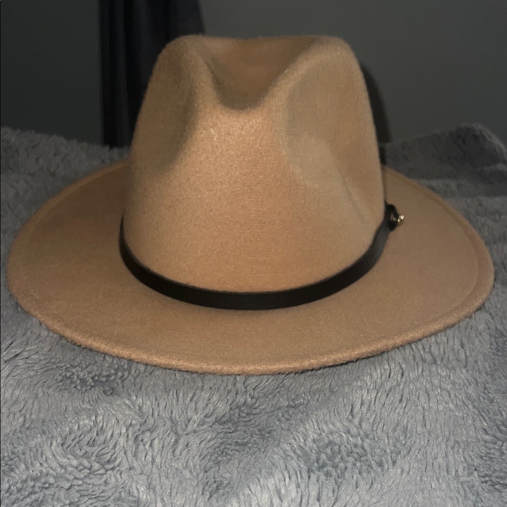 Source Unknown Camel Fedora with Black Band